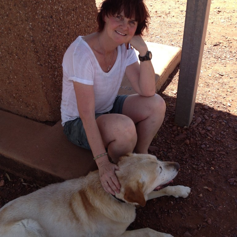 Khan and I before we say goodbye