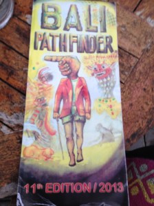  A hand drawn map of Bali