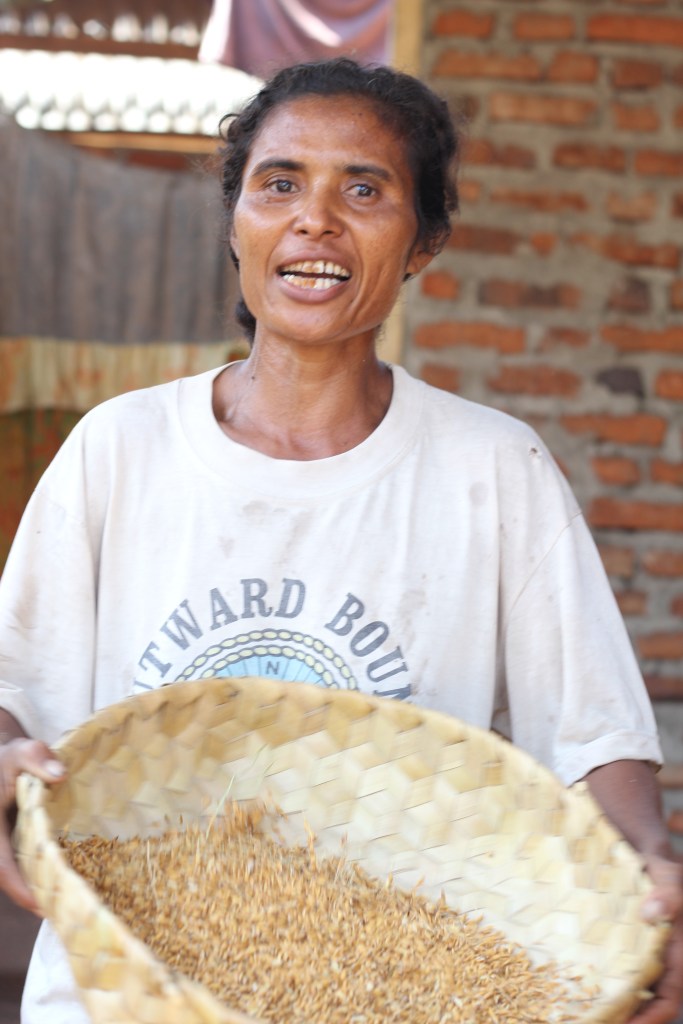Villager happy to be photographed