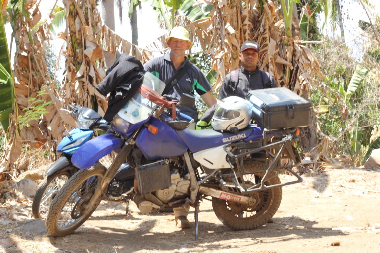 Riding up to the Ancient Village