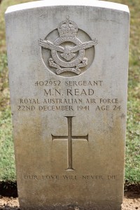 War Cemetery. Saddened by these graves of Aussies far from home