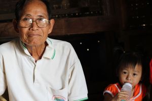 Mr Khamsand worked for the CIA during the secret war. He has three wives.