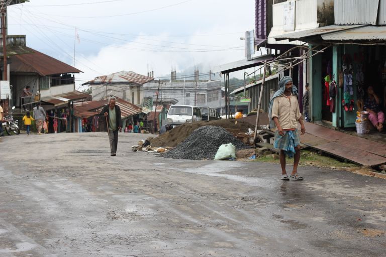 A stroll down the main street of Tamenglong