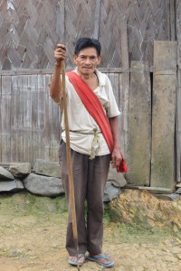 Naga man looking to spear something