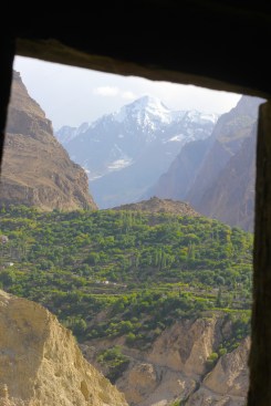 Window over the Hunza Valley from a 1000yr old lookout tower.